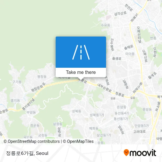 정릉로6가길 map