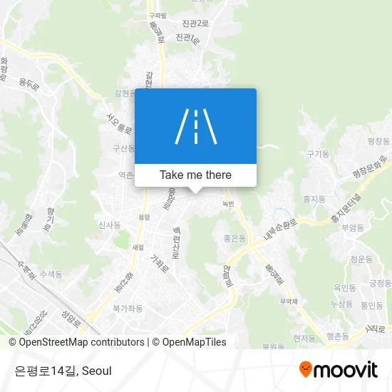 은평로14길 map