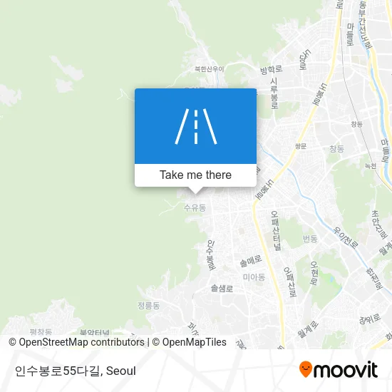 인수봉로55다길 map
