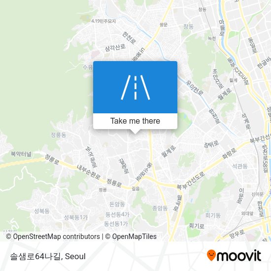 솔샘로64나길 map