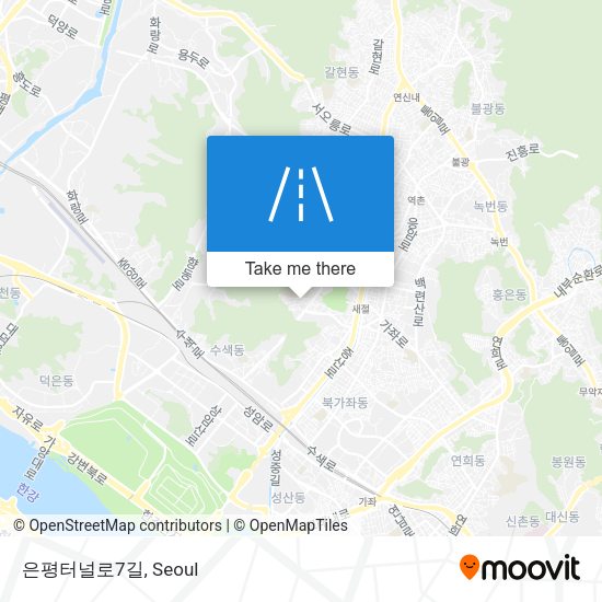 은평터널로7길 map