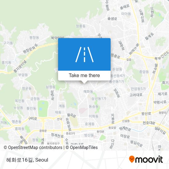 혜화로16길 map