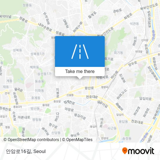 안암로16길 map