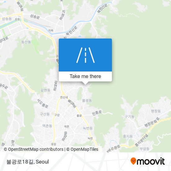 불광로18길 map