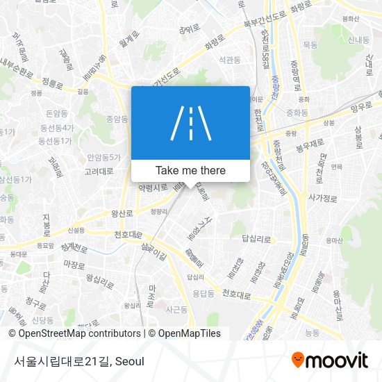 서울시립대로21길 map