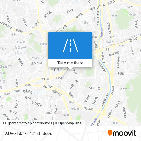 서울시립대로21길 map