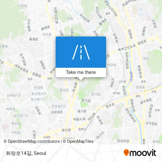 화랑로14길 map