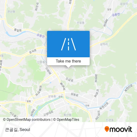 큰골길 map