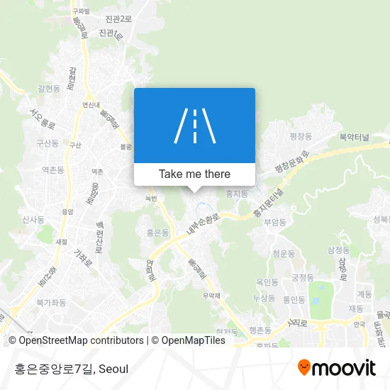 홍은중앙로7길 map