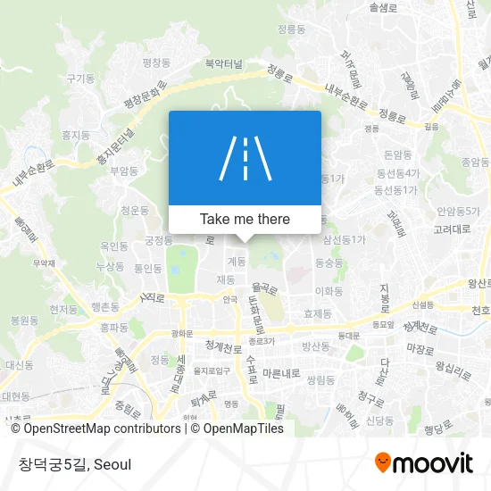 창덕궁5길 map