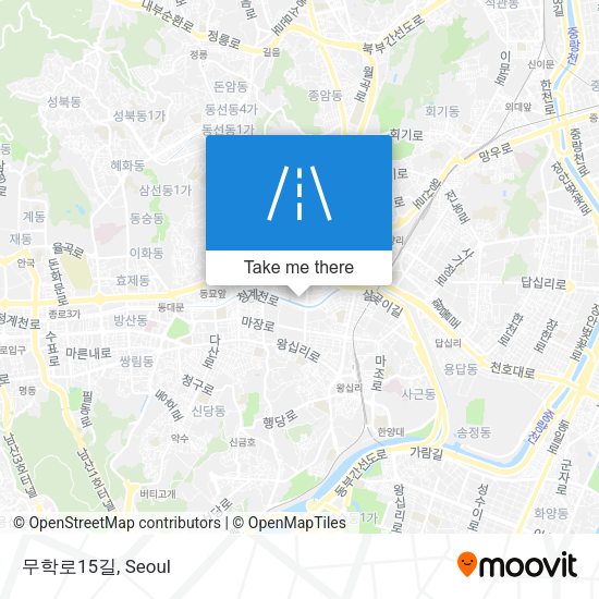 무학로15길 map