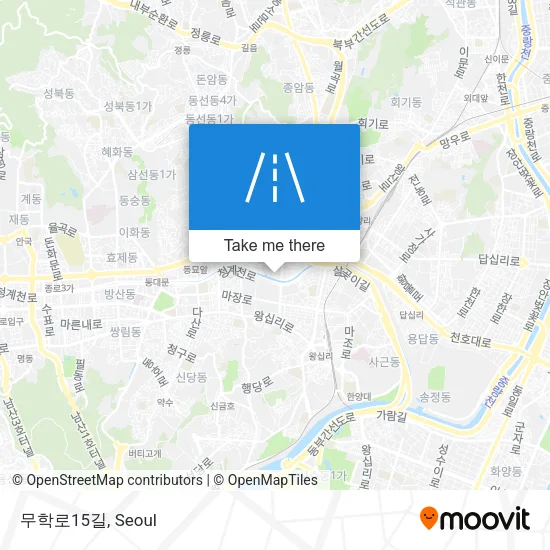 무학로15길 map