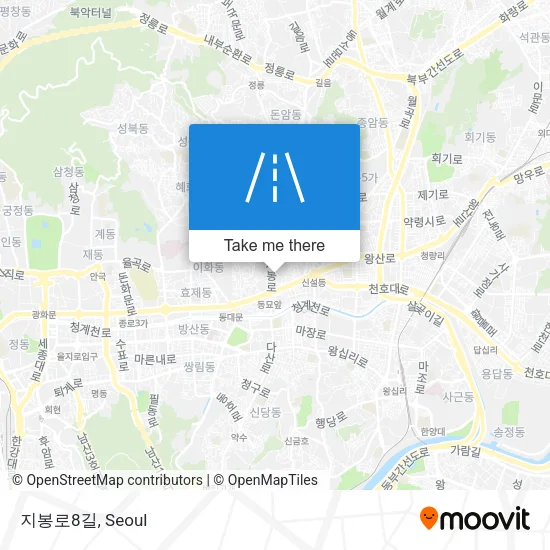 지봉로8길 map