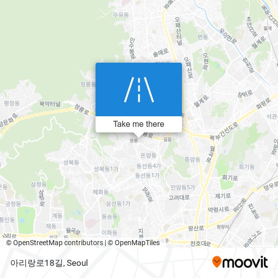 아리랑로18길 map