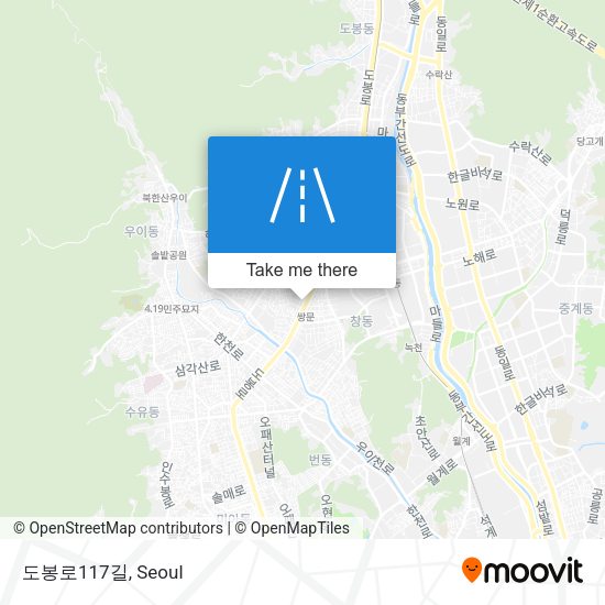 도봉로117길 map