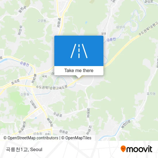 곡릉천1교 map