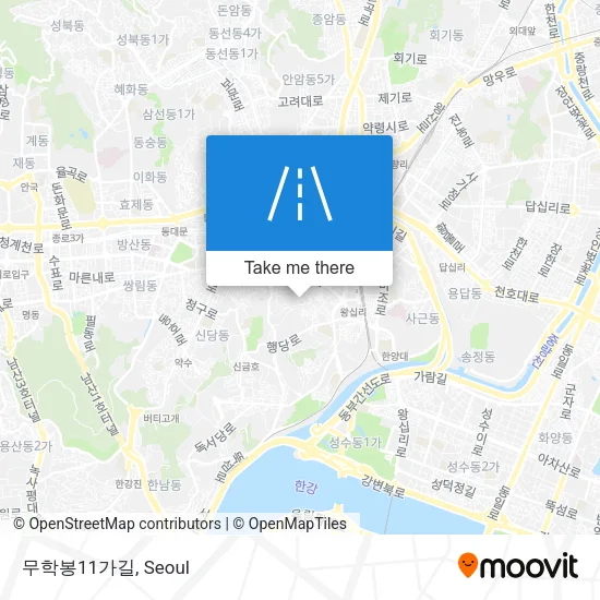 무학봉11가길 map
