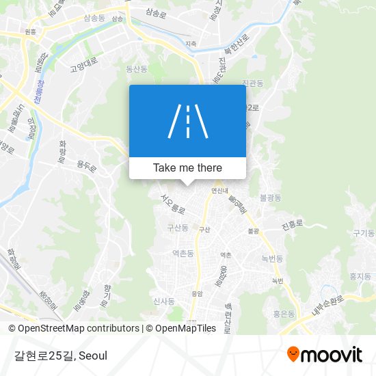 갈현로25길 map