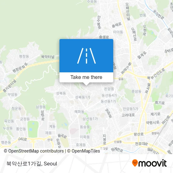 북악산로1가길 map