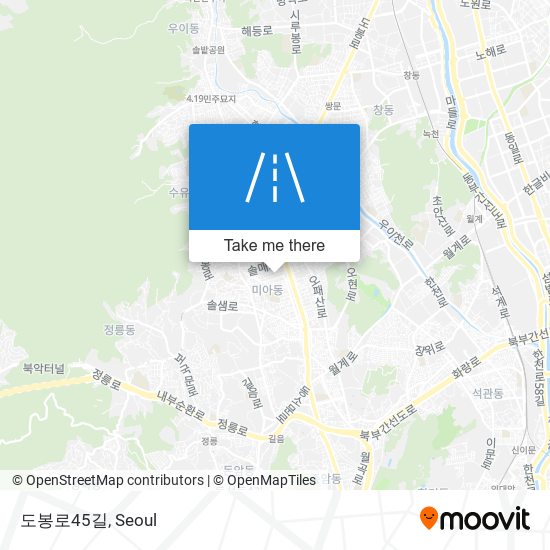 도봉로45길 map