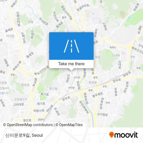 신이문로9길 map