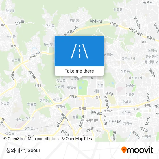청와대로 map