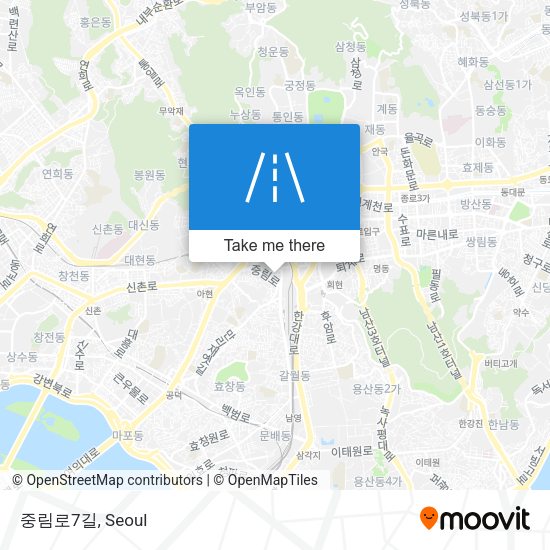 중림로7길 map