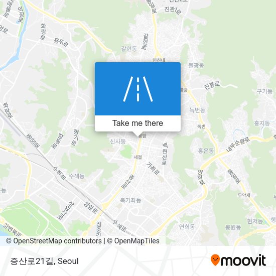 증산로21길 map