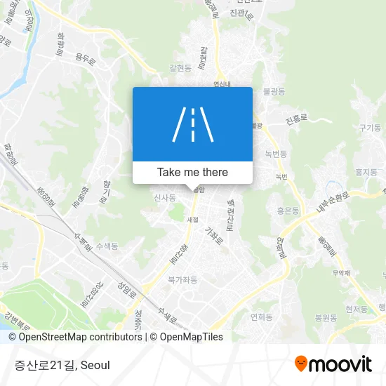 증산로21길 map