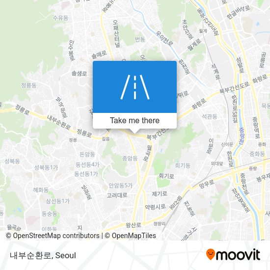 내부순환로 map