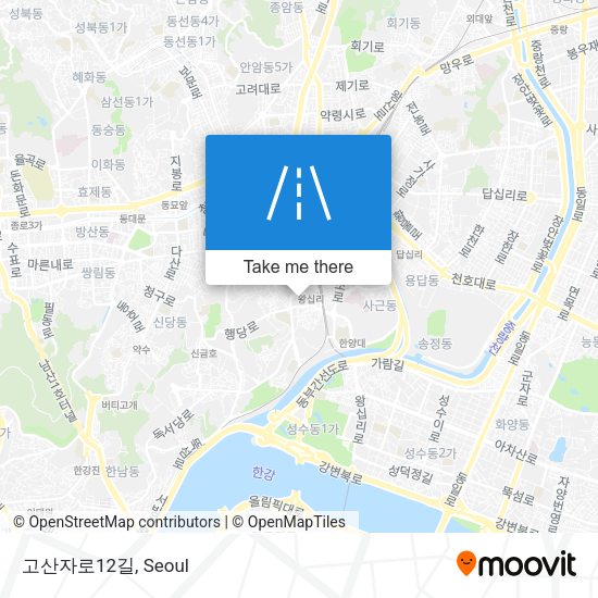 고산자로12길 map