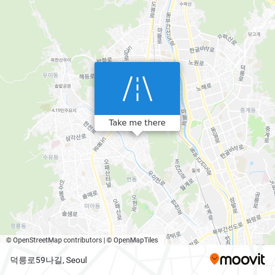 덕릉로59나길 map