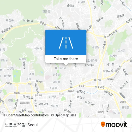 보문로29길 map
