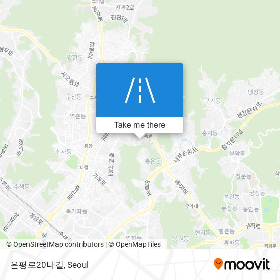 은평로20나길 map