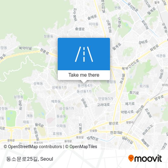 동소문로25길 map