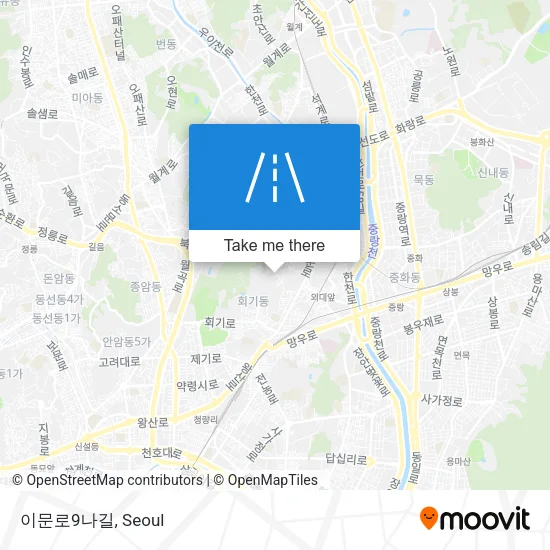 이문로9나길 map