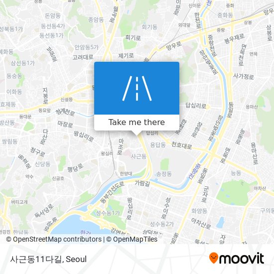 사근동11다길 map