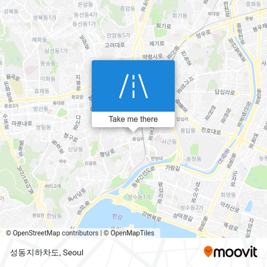 성동지하차도 map