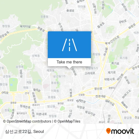 삼선교로22길 map