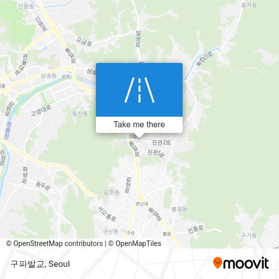 구파발교 map