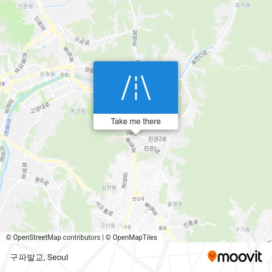 구파발교 map