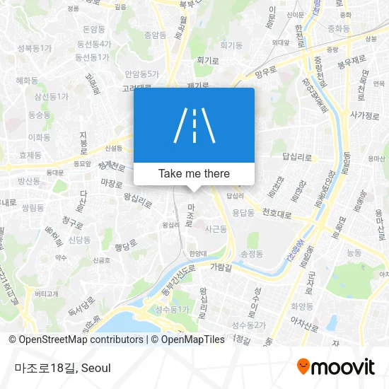 마조로18길 map
