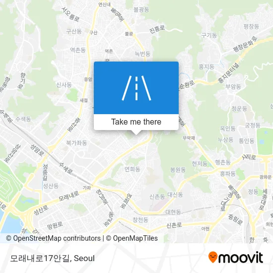 모래내로17안길 map