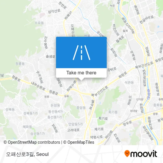 오패산로3길 map
