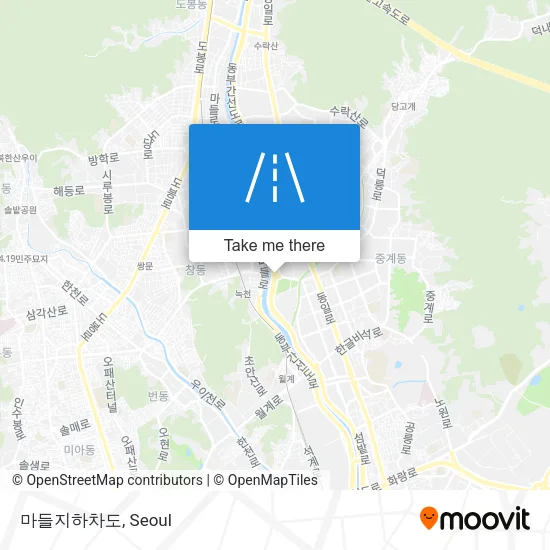 마들지하차도 map
