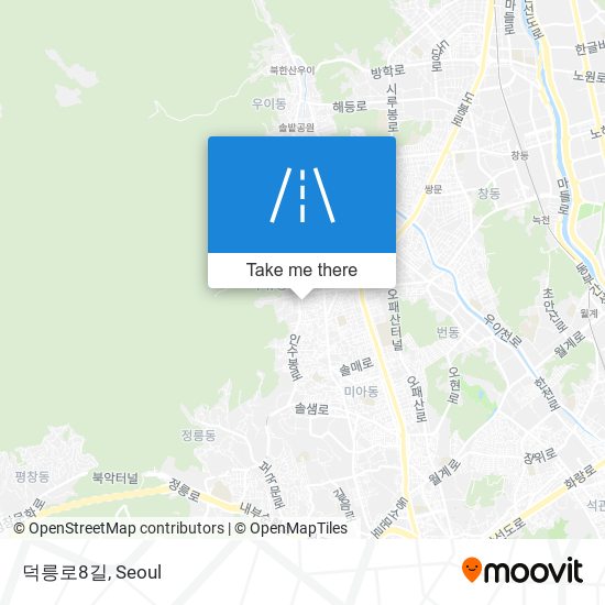 덕릉로8길 map