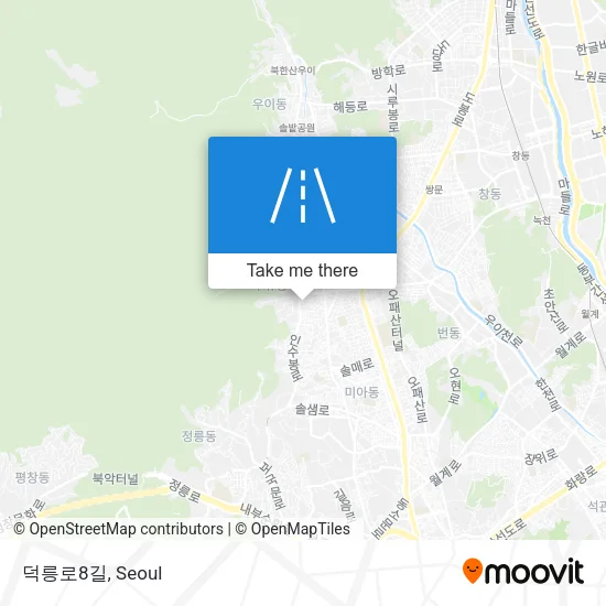 덕릉로8길 map
