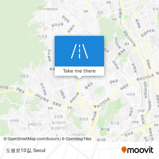 도봉로10길 map