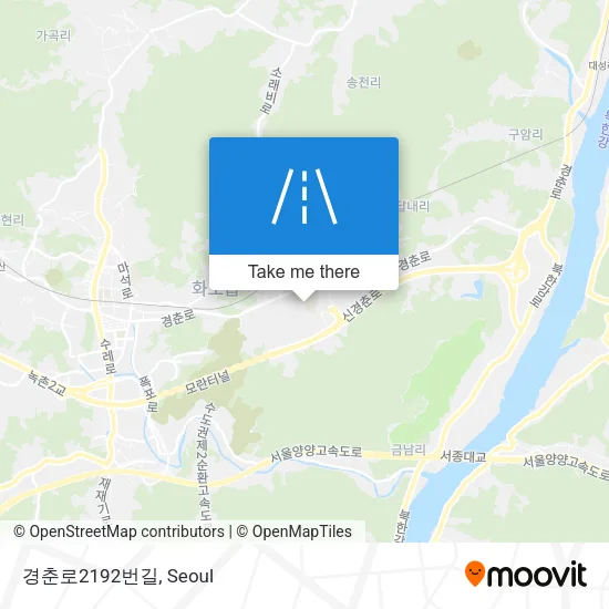 경춘로2192번길 map