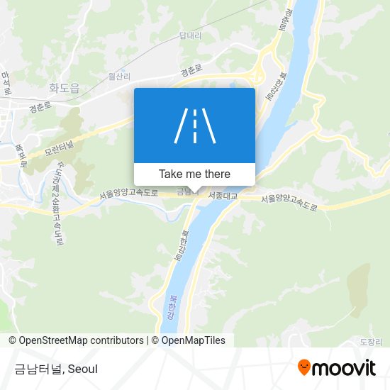 금남터널 map